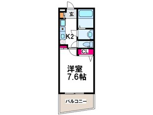 ルクレ阿波座レジデンスの物件間取画像